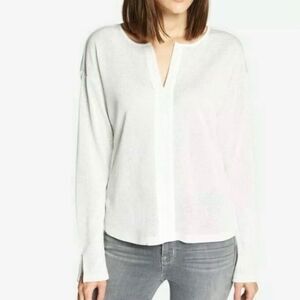 Sanctuary metallic shimmer knit blouse